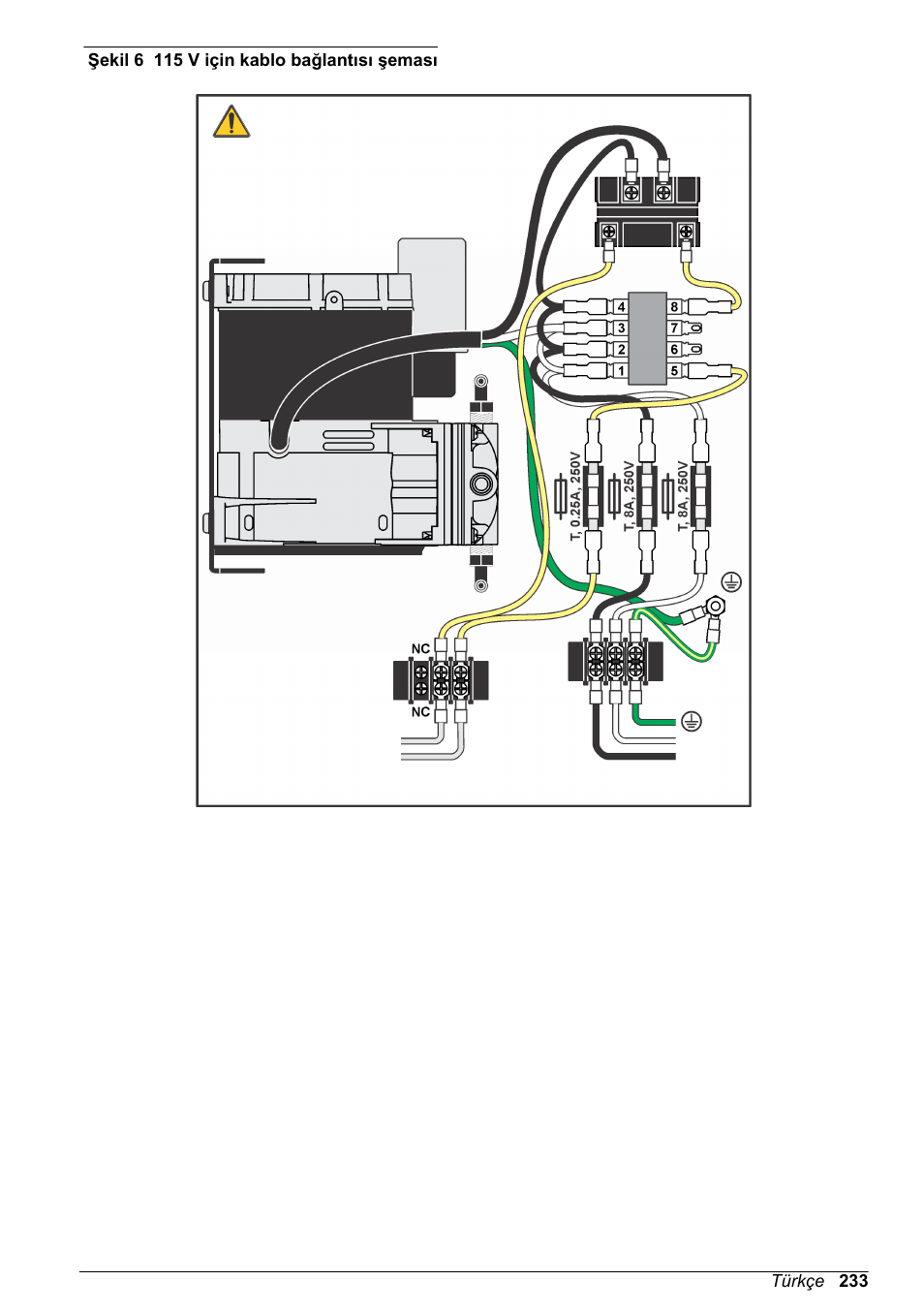 Şekil 6, Sayfa 233 ve | Hach-Lange High Output Airblast System (HOAB) User Manual | Page 233 / 272
