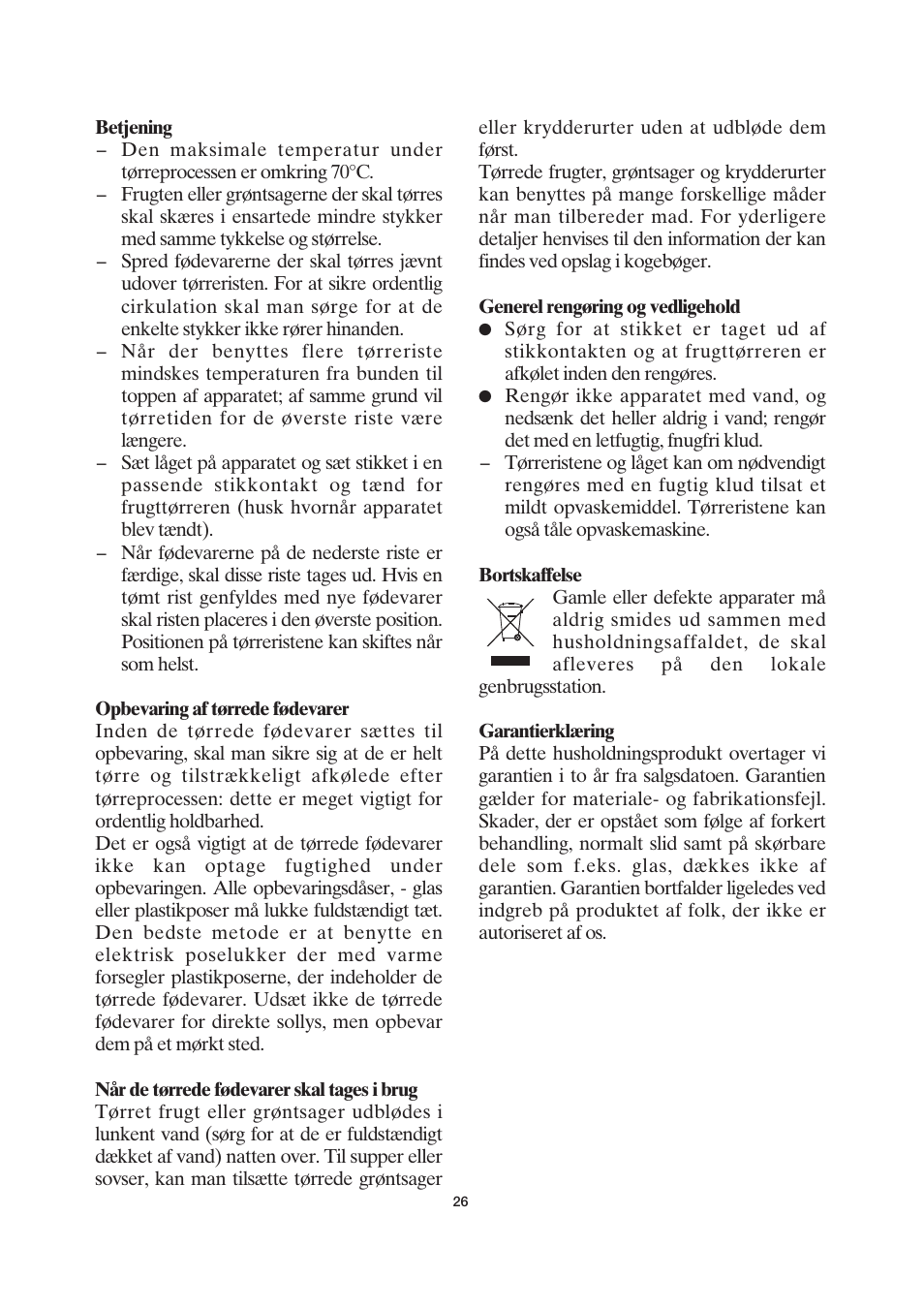 SEVERIN OD 2940 User Manual | Page 26 / 50