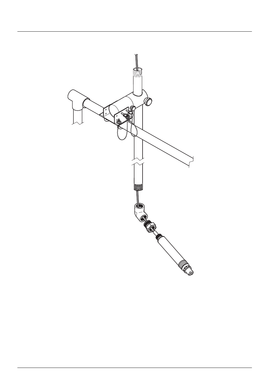 Figure 7: on, When ins | Hach-Lange NH4D sc Rail mounting hardware kit User Manual | Page 8 / 12