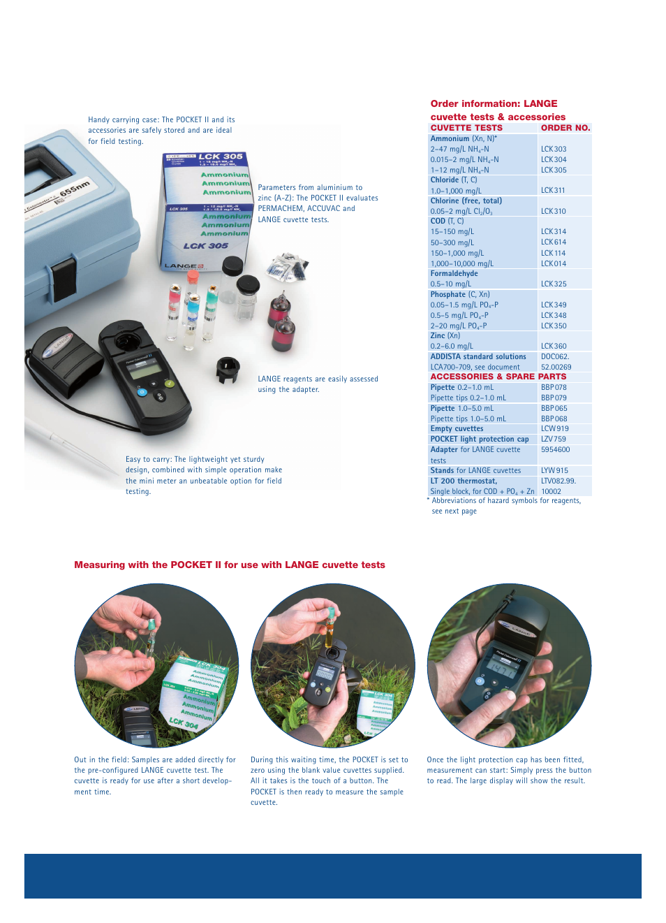 Hach-Lange POCKET Colorimeter II User Manual | Page 3 / 4