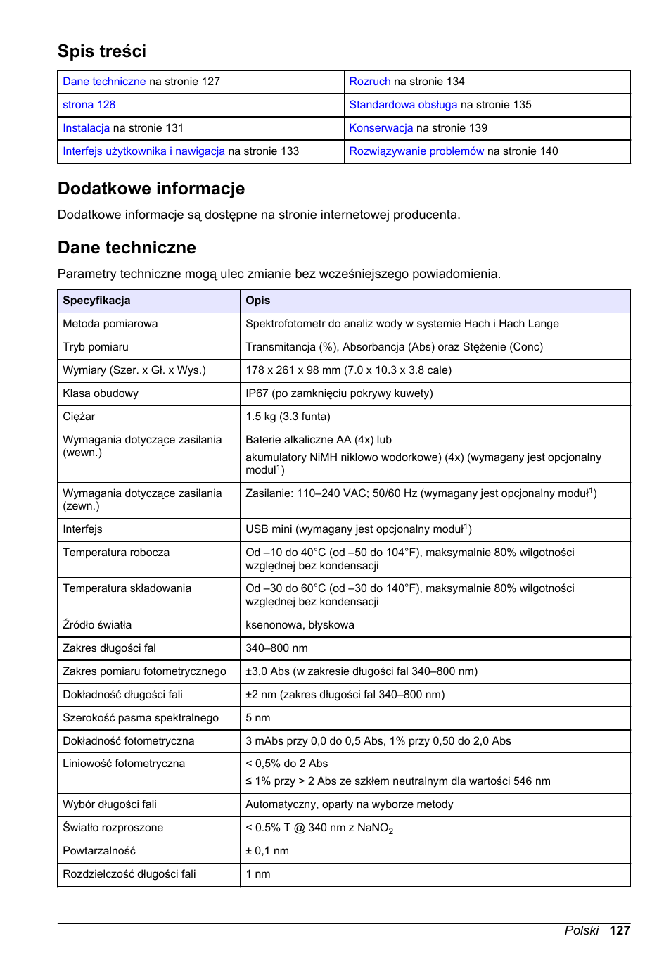 Hach-Lange DR1900 Basic User Manual User Manual | Page 127 / 318