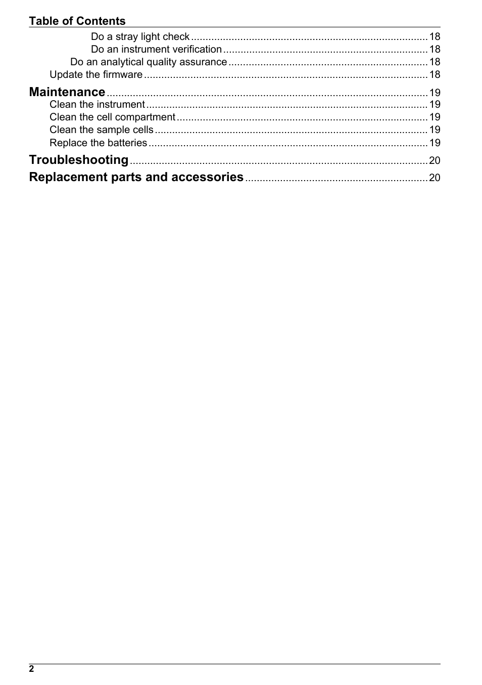 Hach-Lange DR1900 User Manual User Manual | Page 4 / 26
