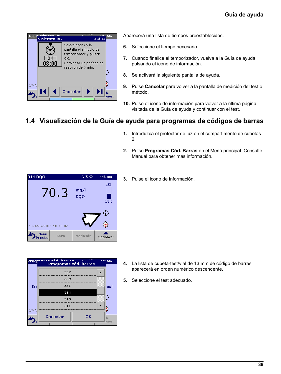 4 visualiz | Hach-Lange DR 3800 Help Guide User Manual | Page 39 / 46