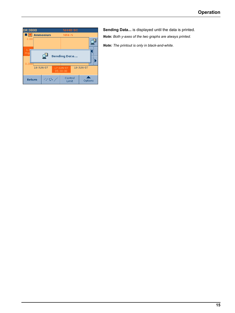 Operation | Hach-Lange DR 3800 Additional Software LINK2SC User Manual | Page 27 / 148