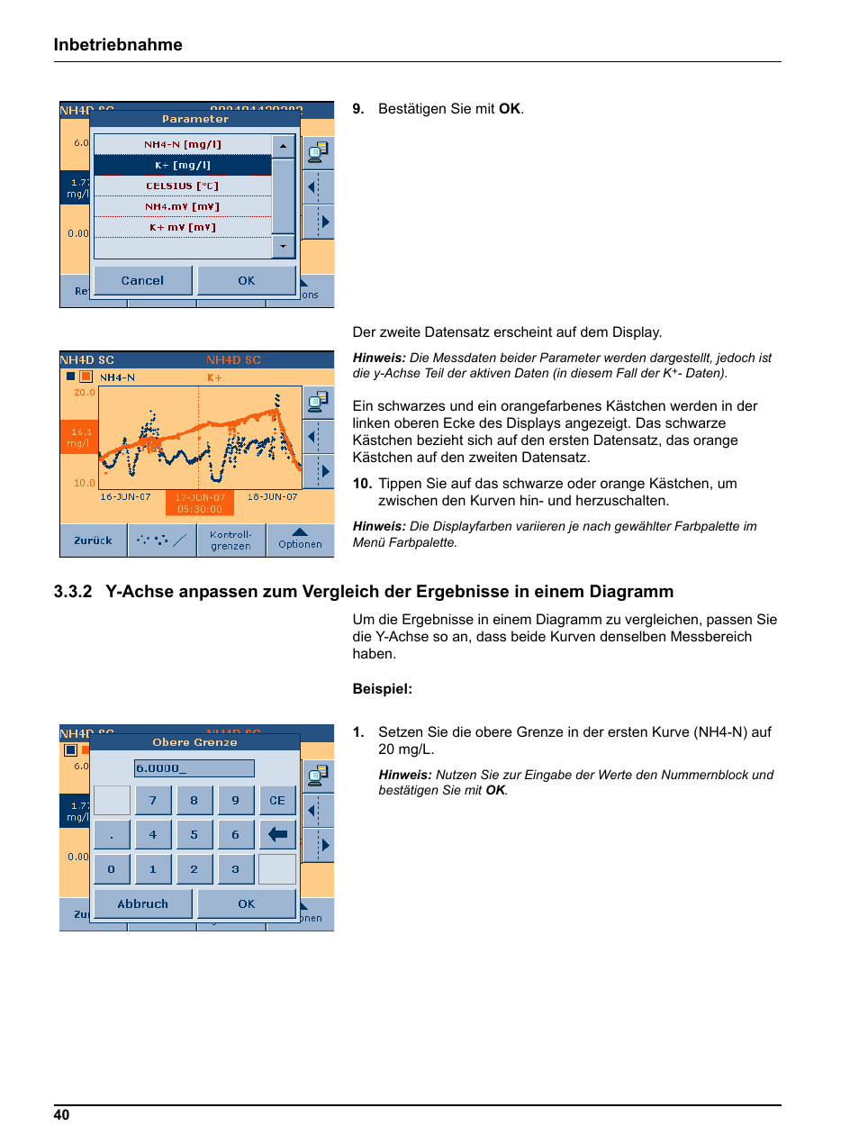 Inbetriebnahme | Hach-Lange DR 3800 Additional Software LINK2SC User Manual | Page 52 / 148
