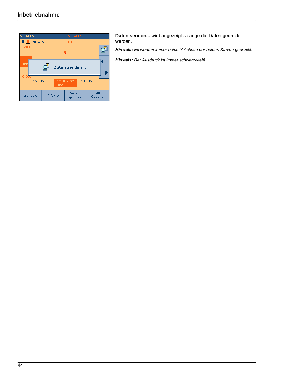 Inbetriebnahme | Hach-Lange DR 3800 Additional Software LINK2SC User Manual | Page 56 / 148