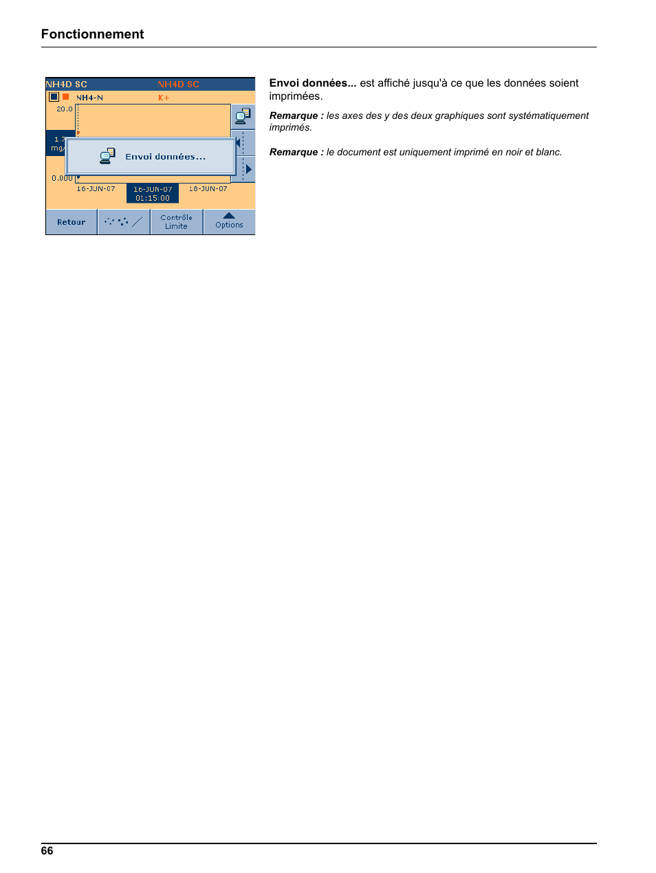 Fonctionnement | Hach-Lange DR 3800 Additional Software LINK2SC User Manual | Page 78 / 148