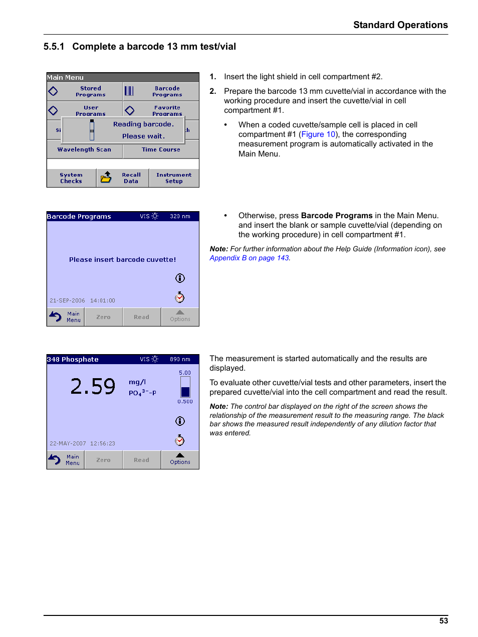 1 complete a barcode 13 mm test/vial, 1 complete | Hach-Lange DR 3800 User Manual User Manual | Page 53 / 152