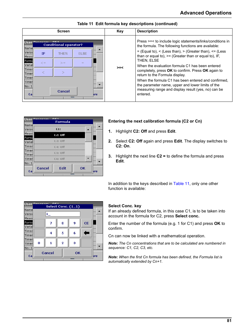 Advanced operations | Hach-Lange DR 3800 User Manual User Manual | Page 81 / 152