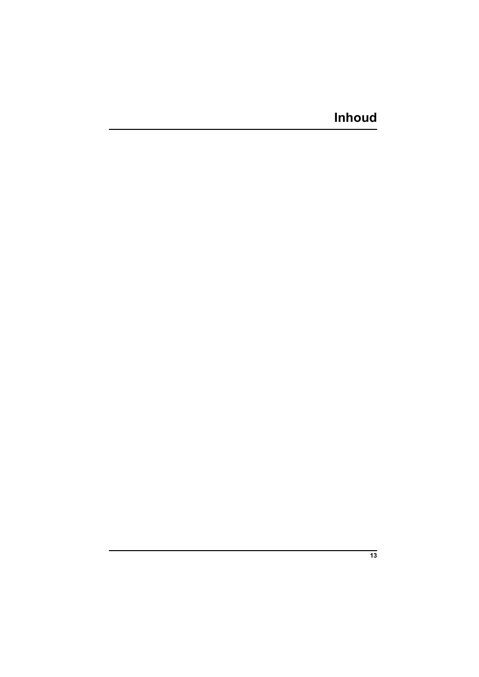 Inhoud | Hach-Lange POCKET Colorimeter II Application Instruction User Manual | Page 13 / 118