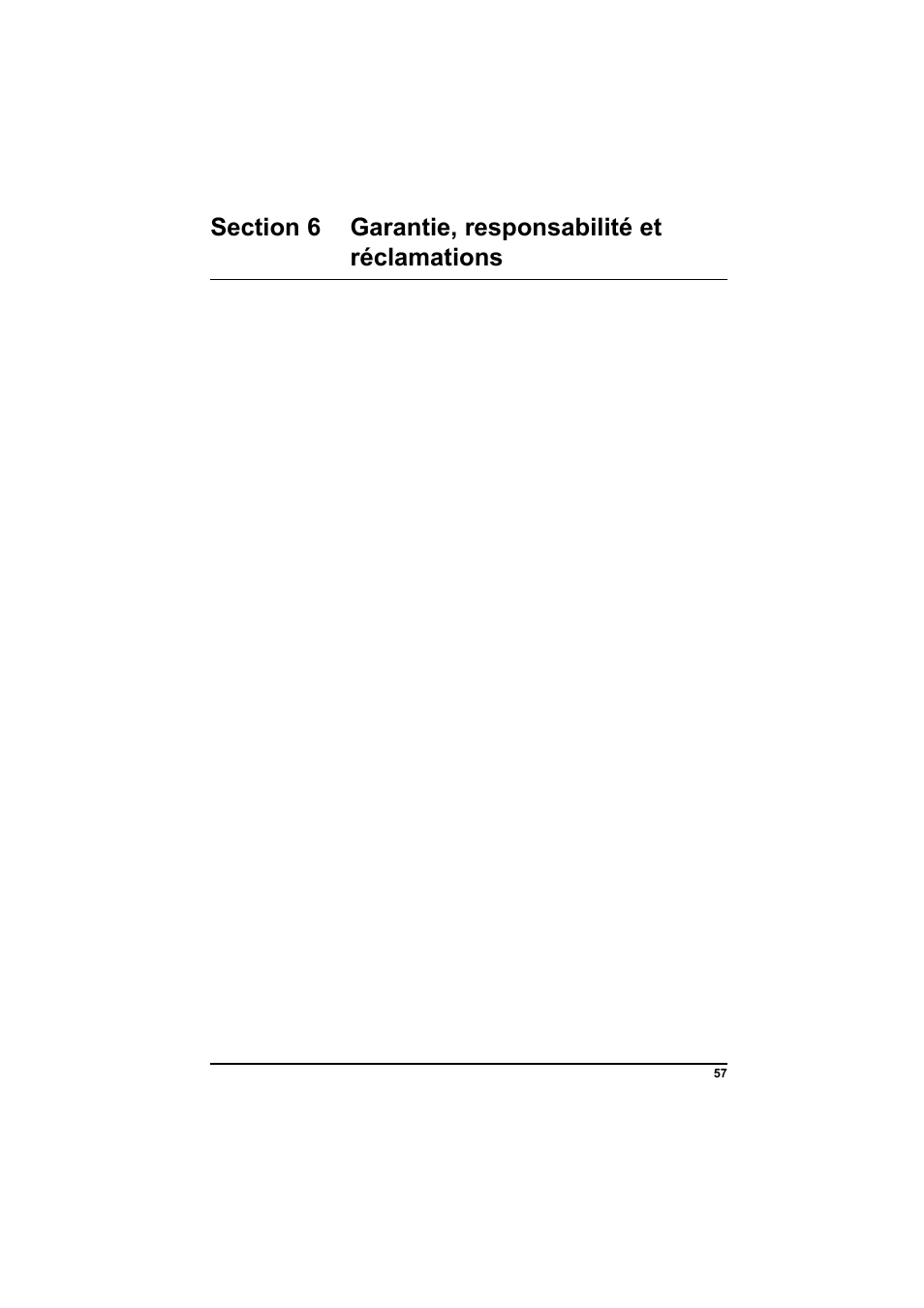 Section 6 garantie, responsabilité et réclamations | Hach-Lange POCKET Colorimeter II Application Instruction User Manual | Page 57 / 118