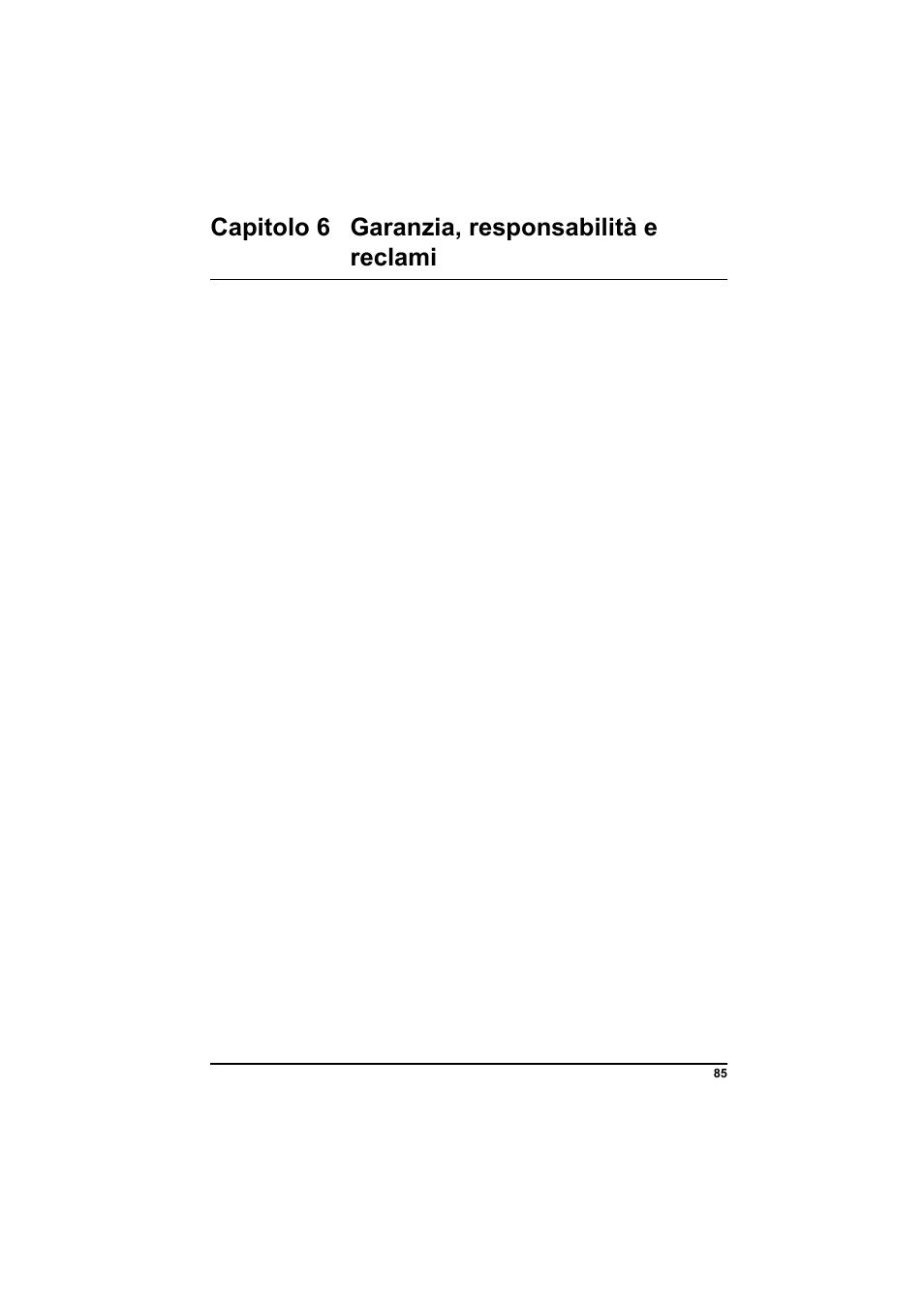 Capitolo 6 garanzia, responsabilità e reclami | Hach-Lange POCKET Colorimeter II Application Instruction User Manual | Page 85 / 118