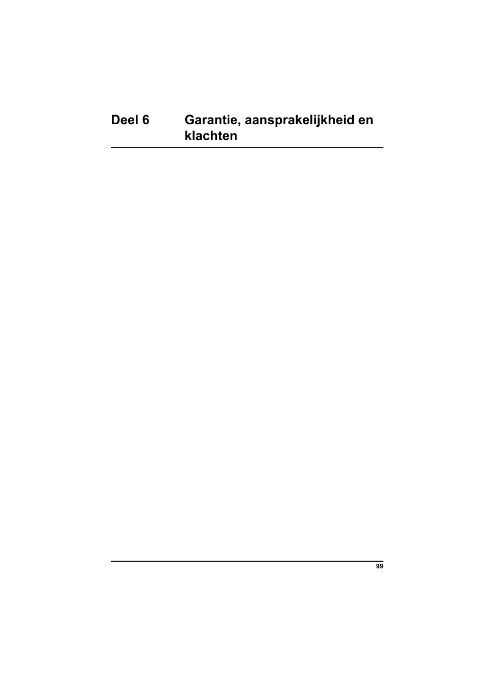 Deel 6 garantie, aansprakelijkheid en klachten | Hach-Lange POCKET Colorimeter II Application Instruction User Manual | Page 99 / 118
