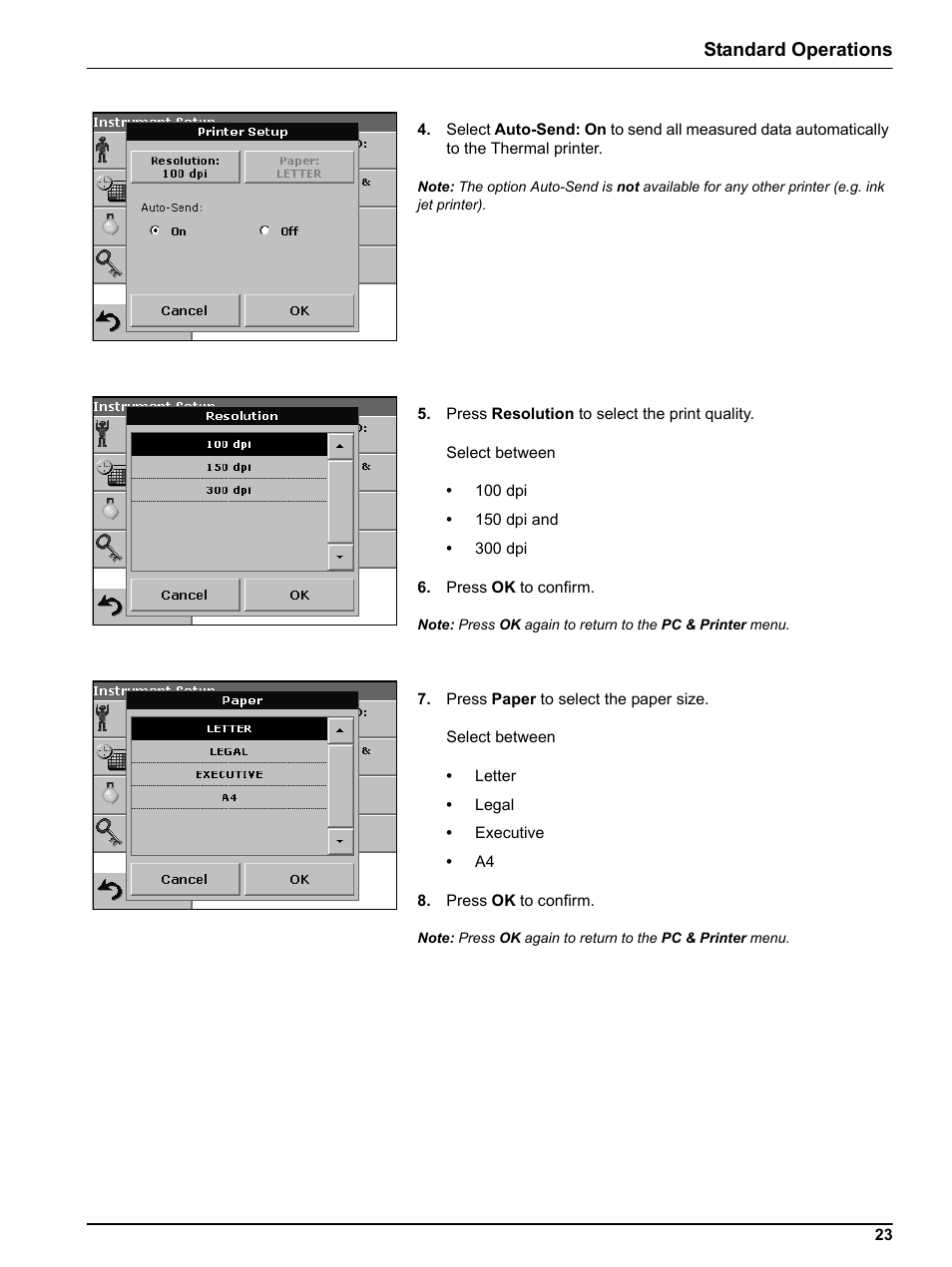 Standard operations | Hach-Lange DR2800 eco User Manual | Page 23 / 64