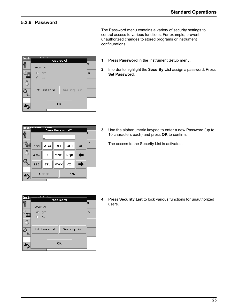 6 password | Hach-Lange DR2800 eco User Manual | Page 25 / 64