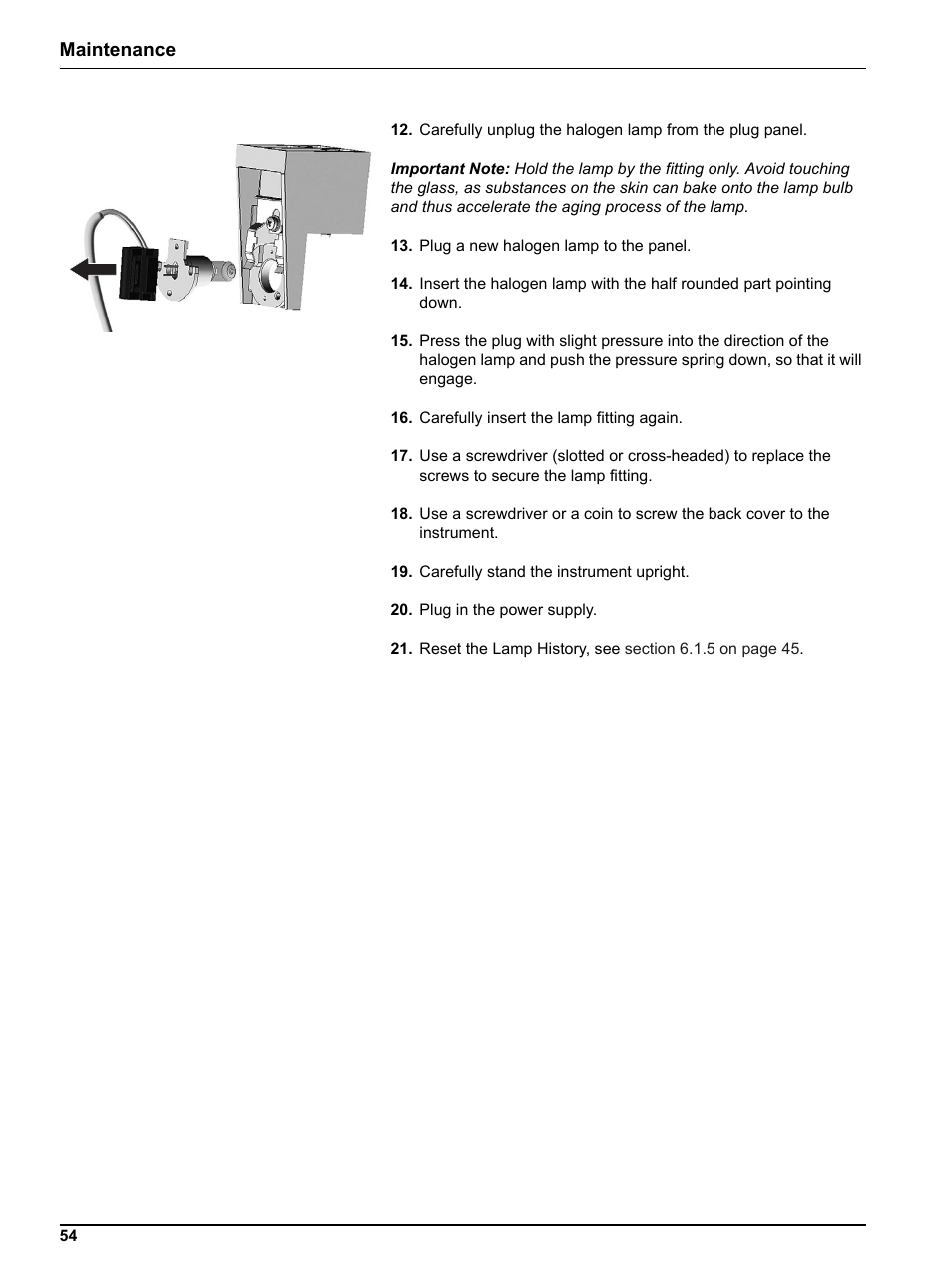 Maintenance | Hach-Lange DR2800 eco User Manual | Page 54 / 64