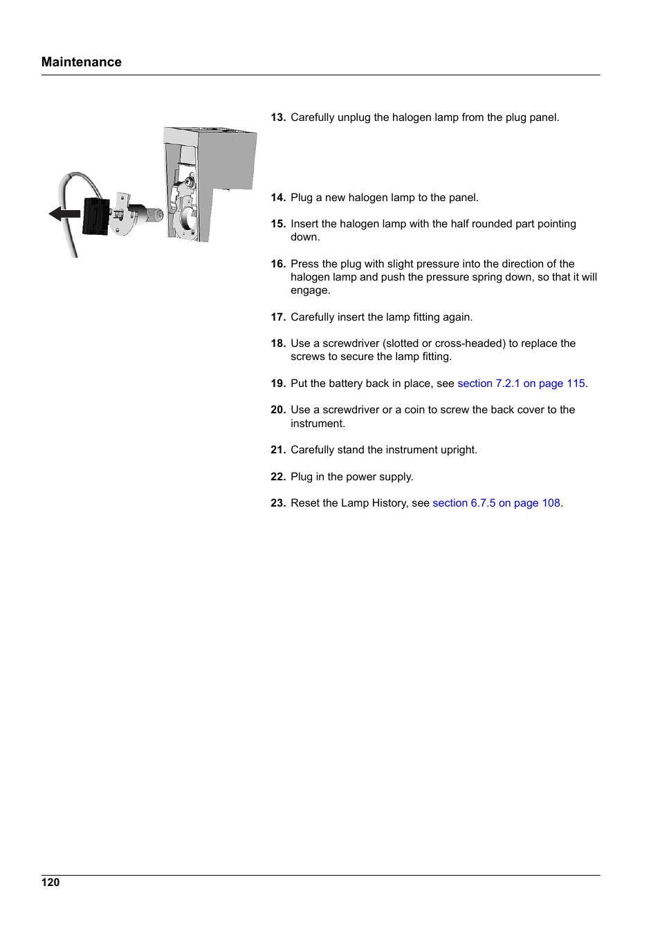 Maintenance | Hach-Lange DR2800 eco User Manual | Page 120 / 130