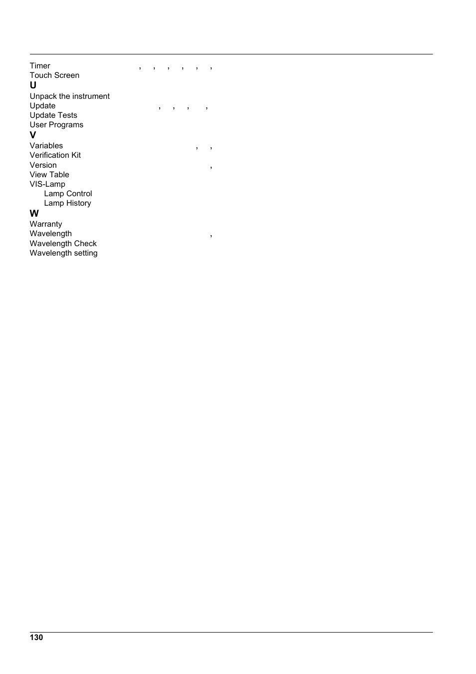 Hach-Lange DR2800 eco User Manual | Page 130 / 130