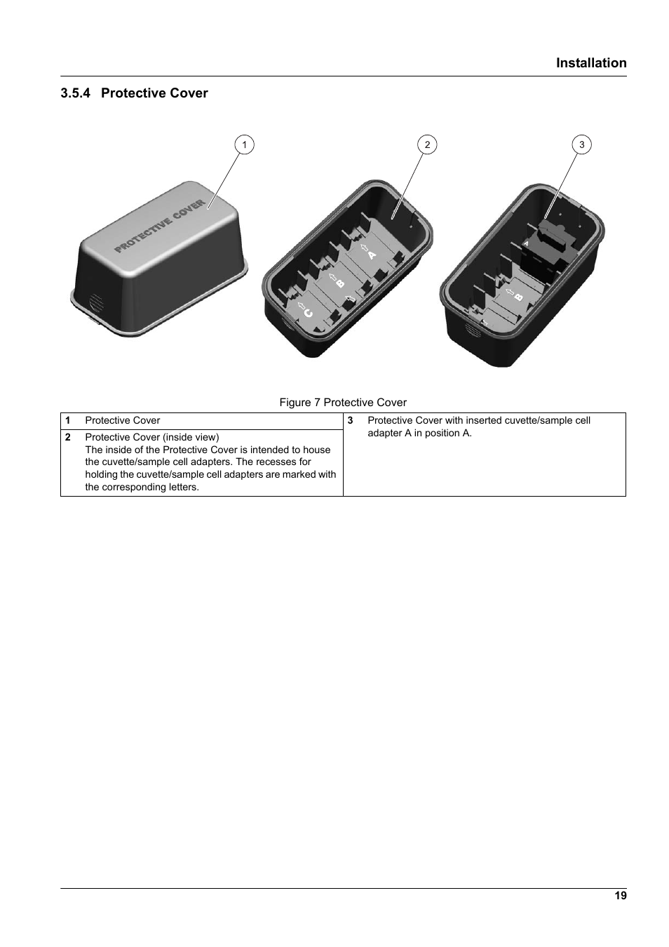 4 protective cover, Installation 3.5.4 protective cover | Hach-Lange DR2800 eco User Manual | Page 19 / 130