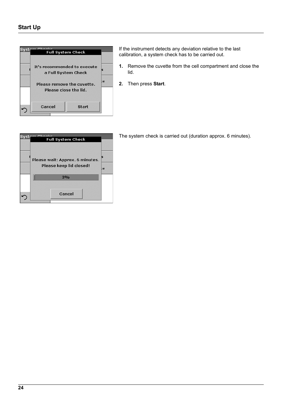 Start up | Hach-Lange DR2800 eco User Manual | Page 24 / 130