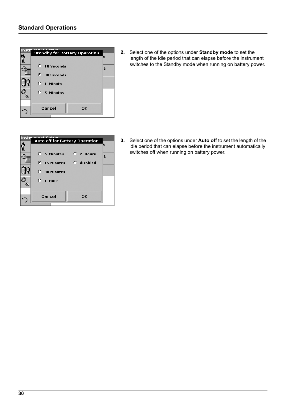 Standard operations | Hach-Lange DR2800 eco User Manual | Page 30 / 130