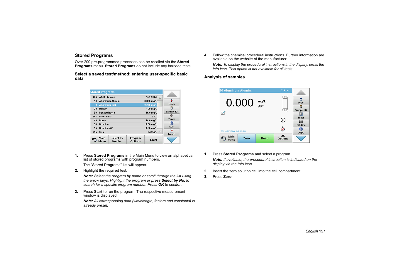 Hach-Lange DR 6000 Basic User Manual User Manual | Page 157 / 618