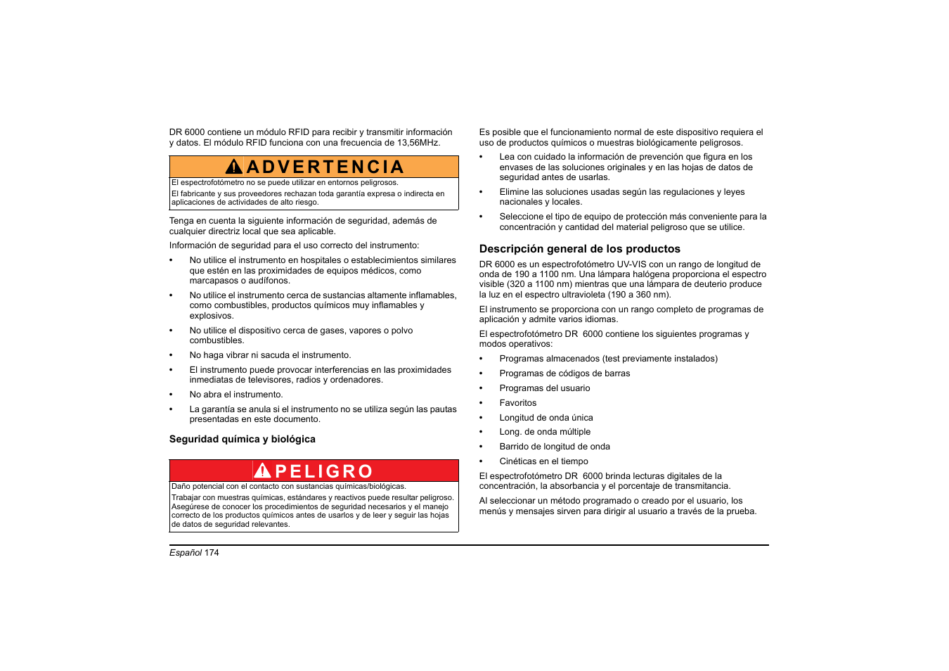 Hach-Lange DR 6000 Basic User Manual User Manual | Page 174 / 618