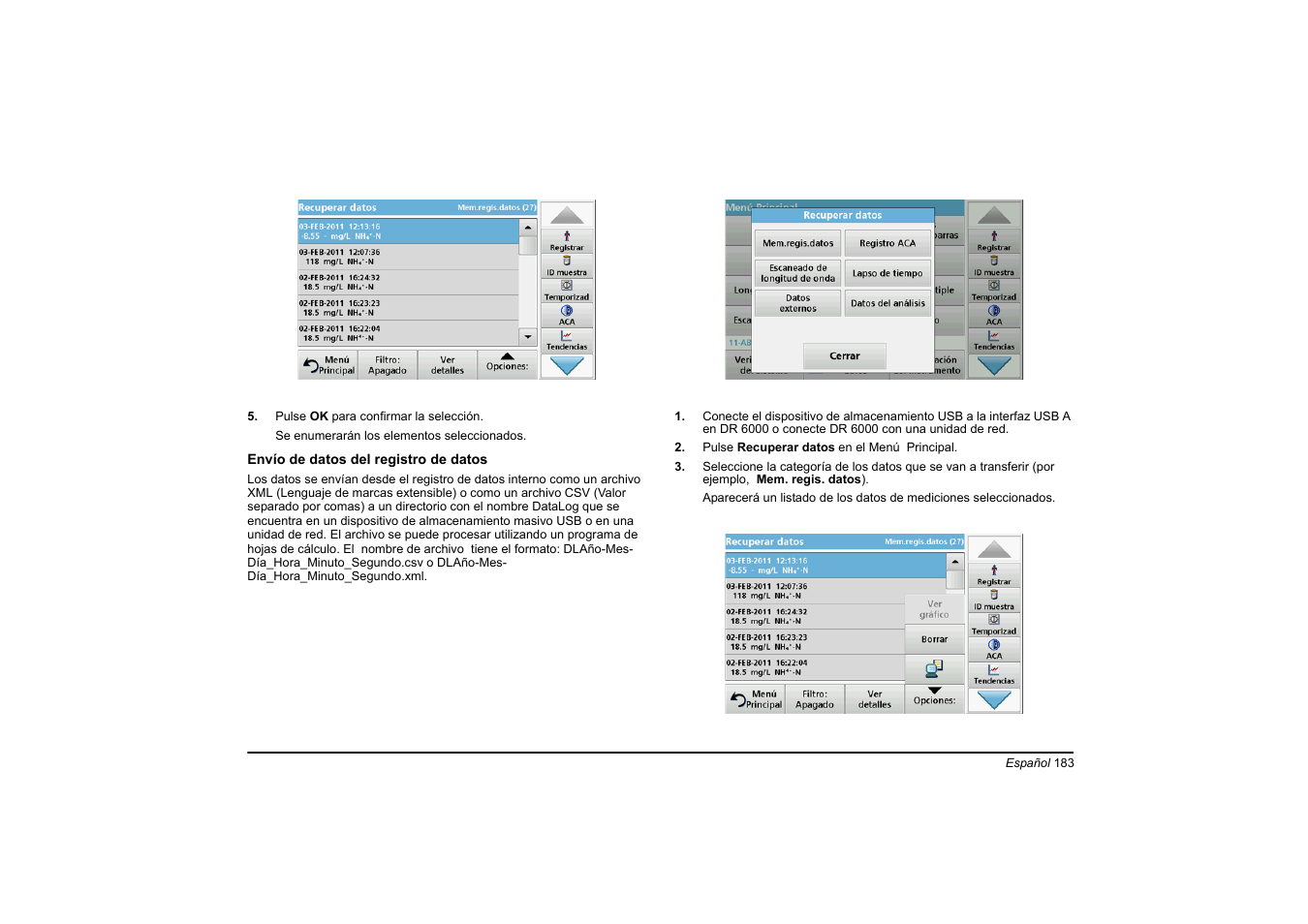 Hach-Lange DR 6000 Basic User Manual User Manual | Page 183 / 618