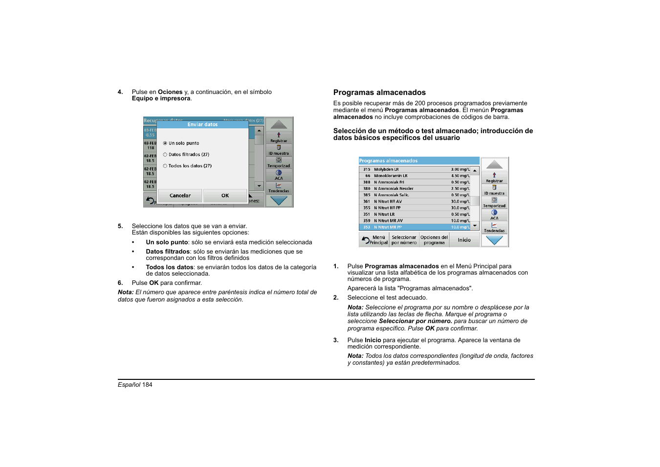 Hach-Lange DR 6000 Basic User Manual User Manual | Page 184 / 618
