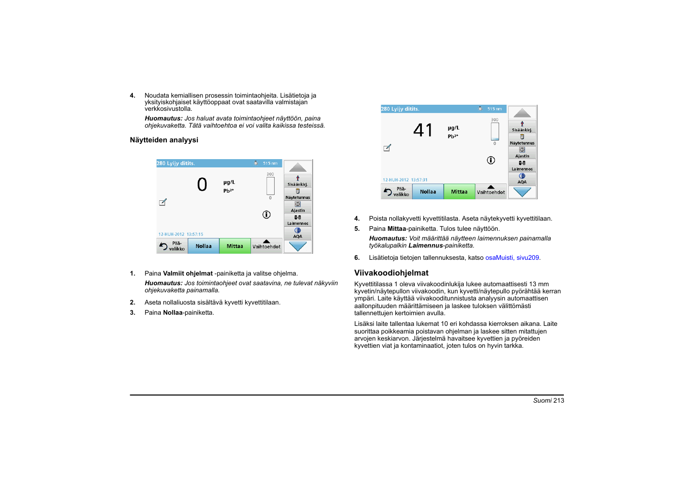 Hach-Lange DR 6000 Basic User Manual User Manual | Page 213 / 618