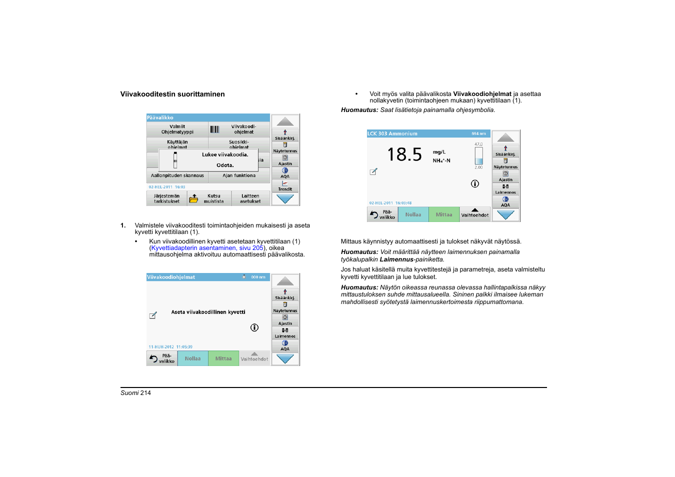 Hach-Lange DR 6000 Basic User Manual User Manual | Page 214 / 618