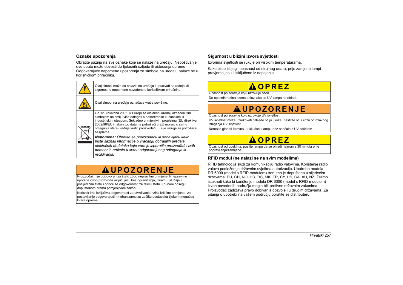 Hach-Lange DR 6000 Basic User Manual User Manual | Page 257 / 618