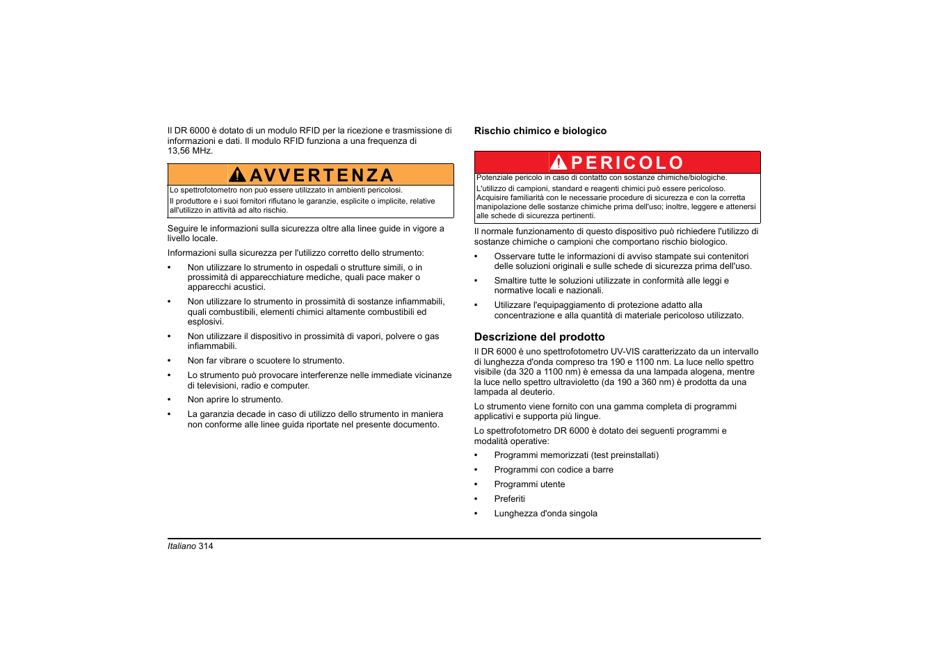Hach-Lange DR 6000 Basic User Manual User Manual | Page 314 / 618
