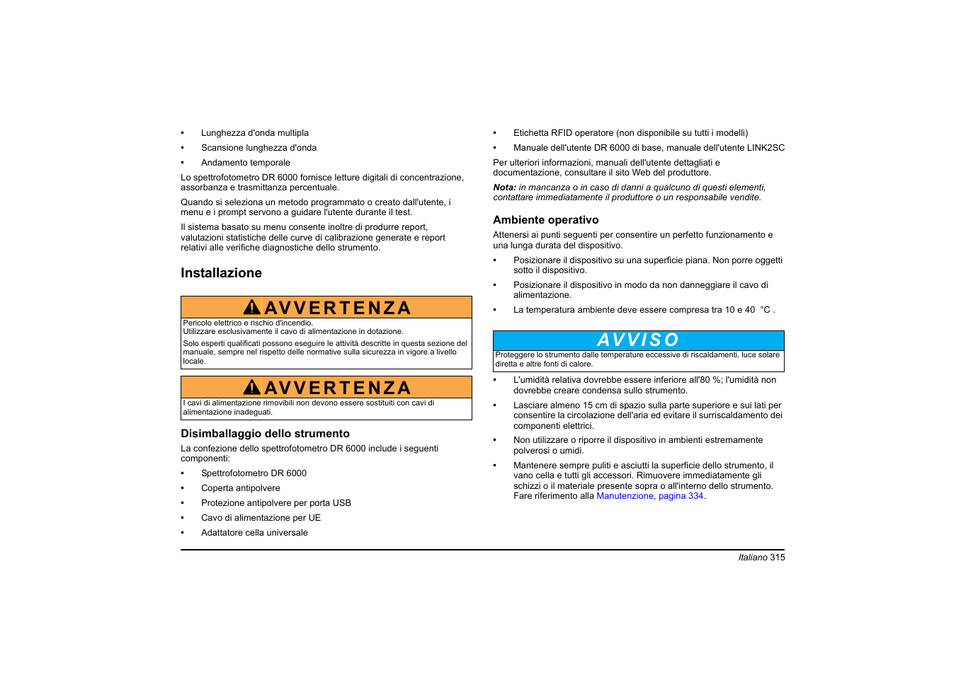 Hach-Lange DR 6000 Basic User Manual User Manual | Page 315 / 618