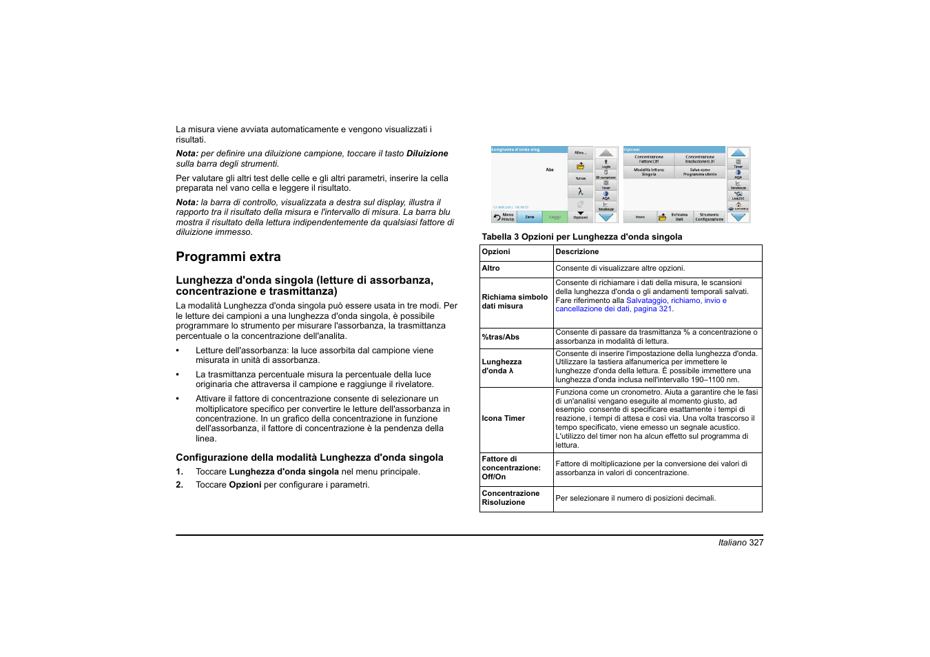 Programmi extra | Hach-Lange DR 6000 Basic User Manual User Manual | Page 327 / 618