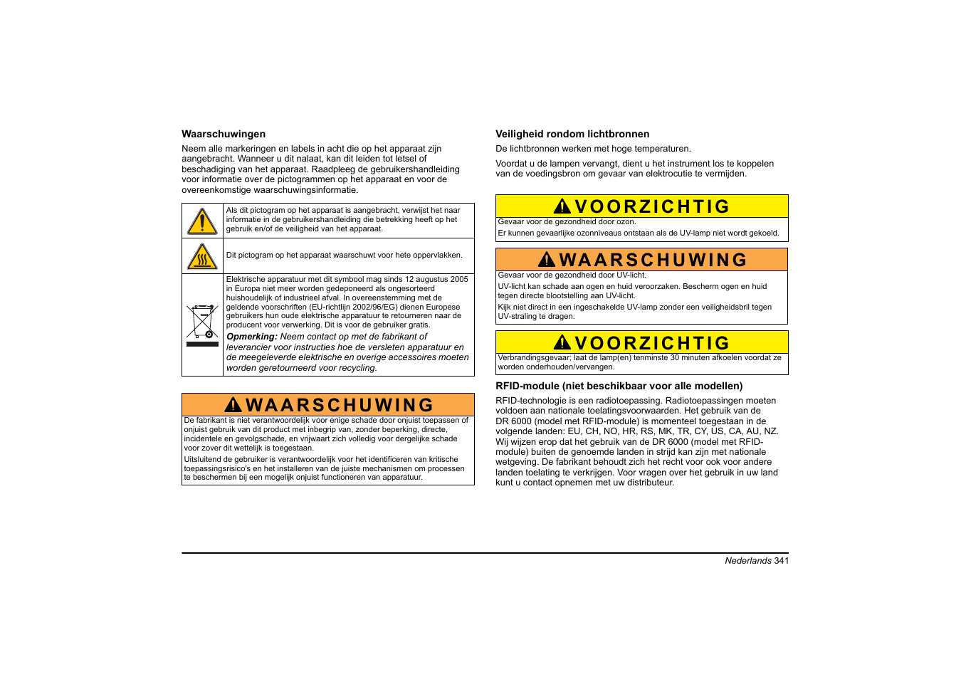 Hach-Lange DR 6000 Basic User Manual User Manual | Page 341 / 618