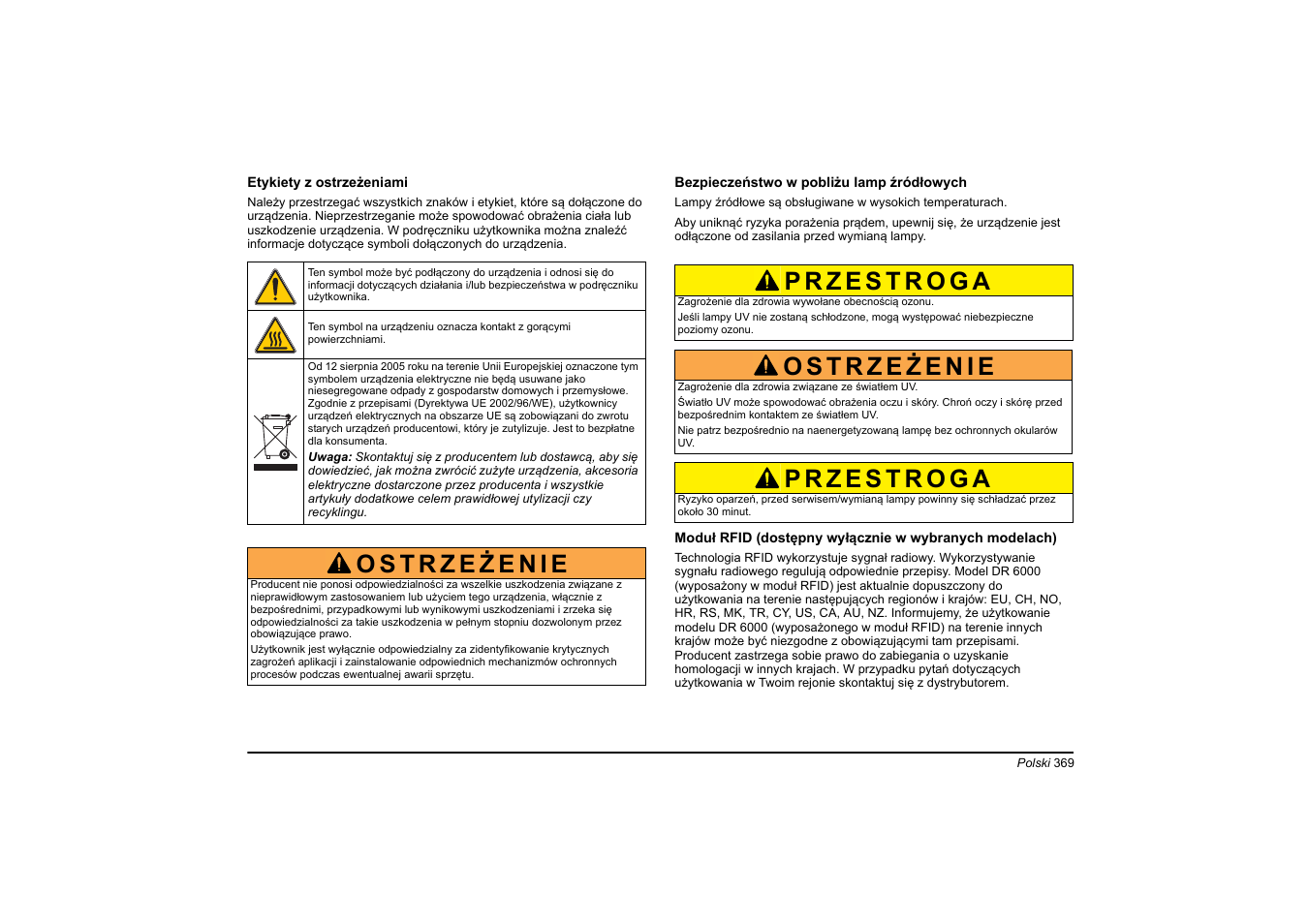 Hach-Lange DR 6000 Basic User Manual User Manual | Page 369 / 618