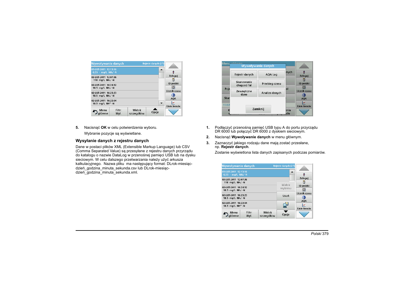 Hach-Lange DR 6000 Basic User Manual User Manual | Page 379 / 618