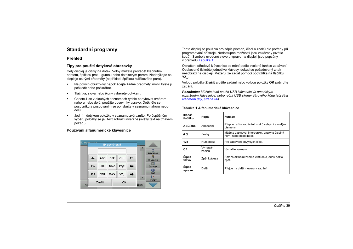 Standardní programy | Hach-Lange DR 6000 Basic User Manual User Manual | Page 39 / 618