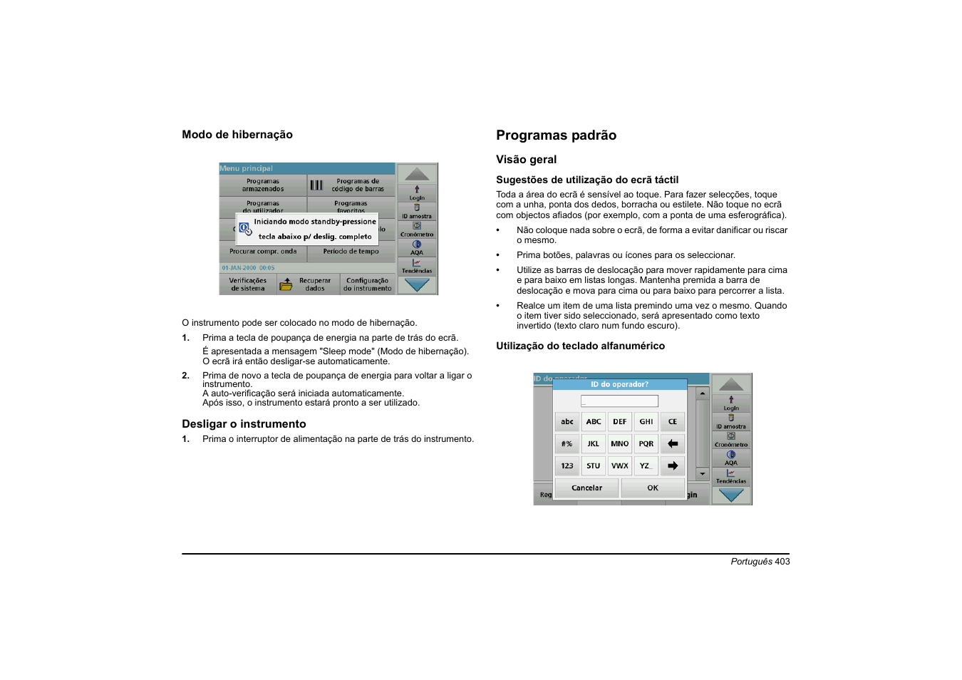 Programas padrão | Hach-Lange DR 6000 Basic User Manual User Manual | Page 403 / 618