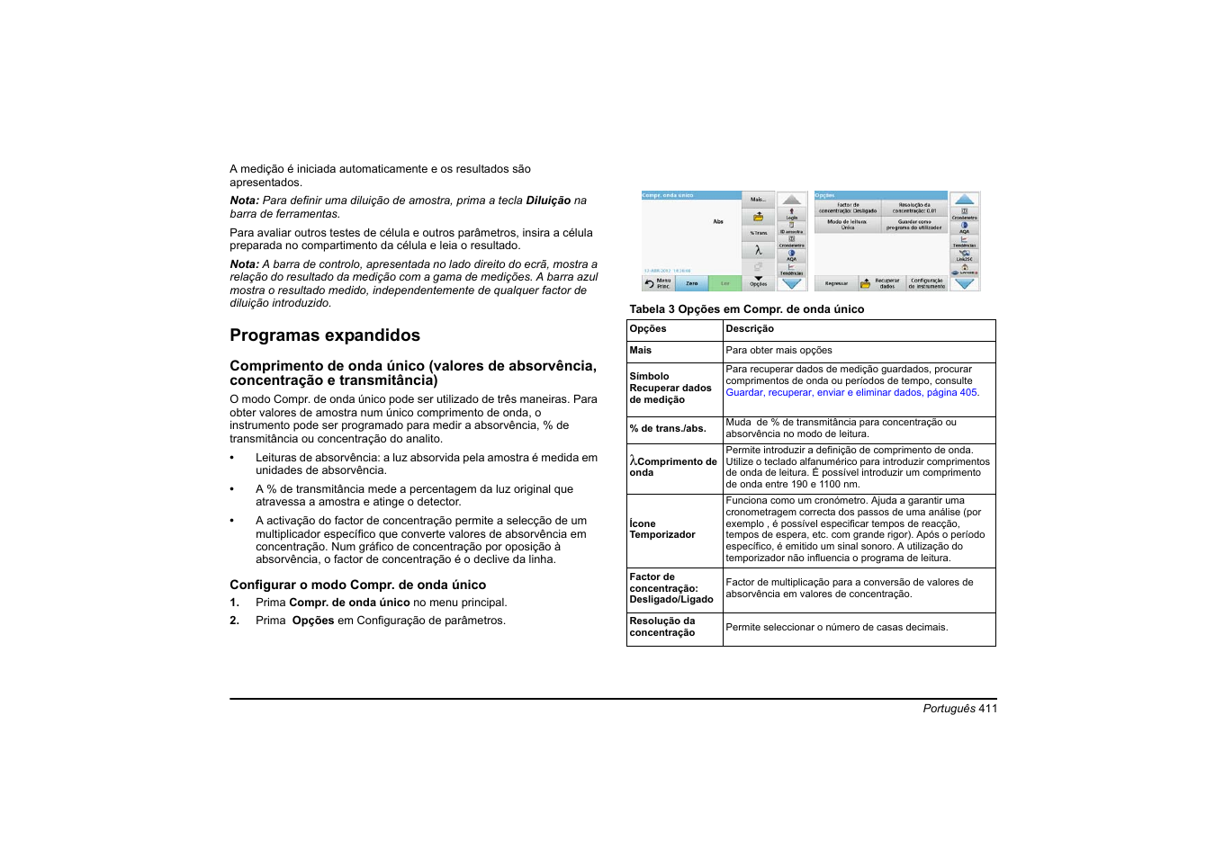 Programas expandidos | Hach-Lange DR 6000 Basic User Manual User Manual | Page 411 / 618