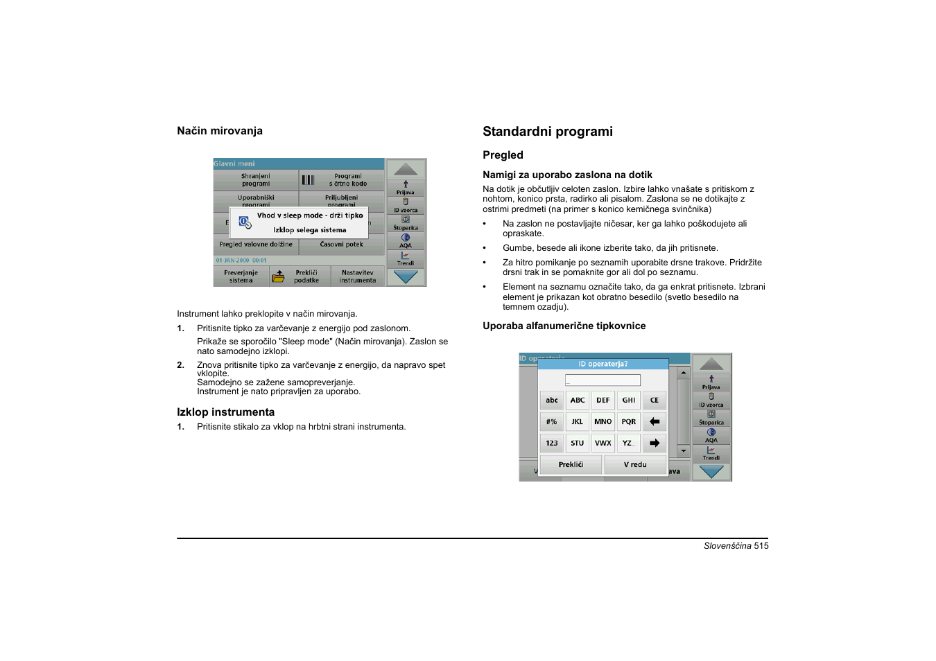 Standardni programi | Hach-Lange DR 6000 Basic User Manual User Manual | Page 515 / 618