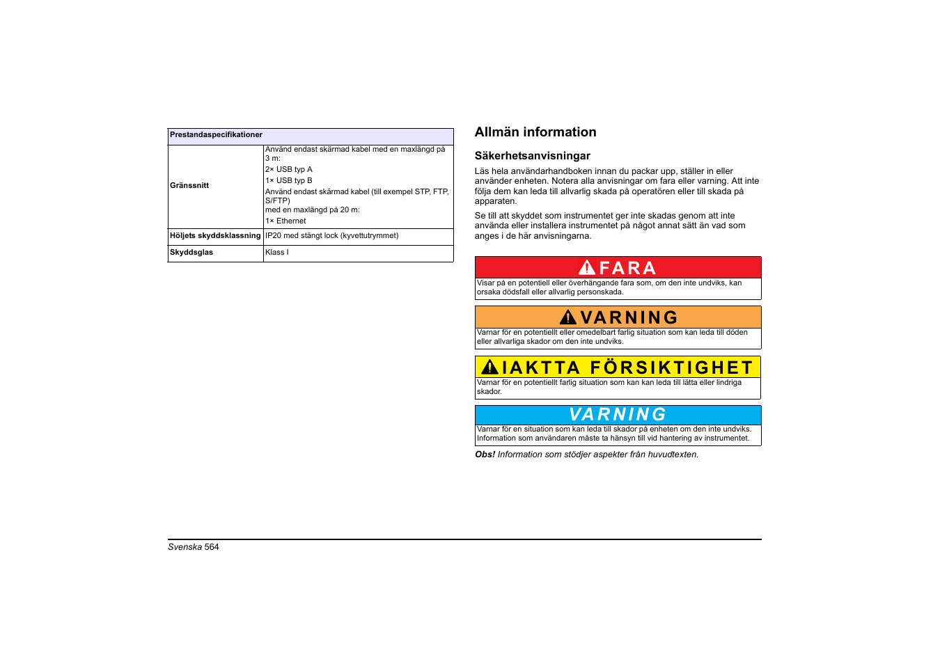 Fa r a | Hach-Lange DR 6000 Basic User Manual User Manual | Page 564 / 618