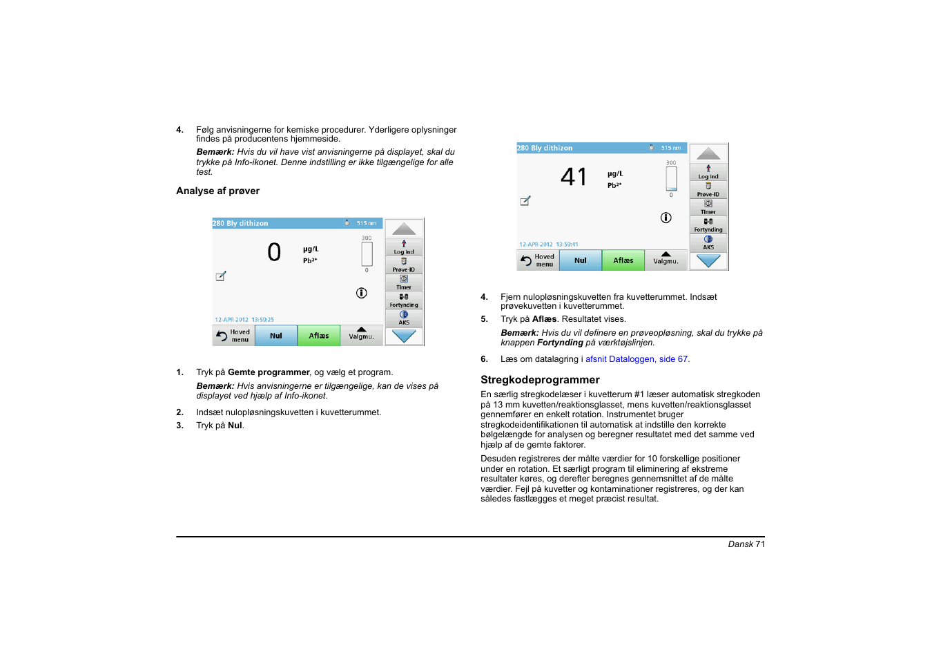 Hach-Lange DR 6000 Basic User Manual User Manual | Page 71 / 618