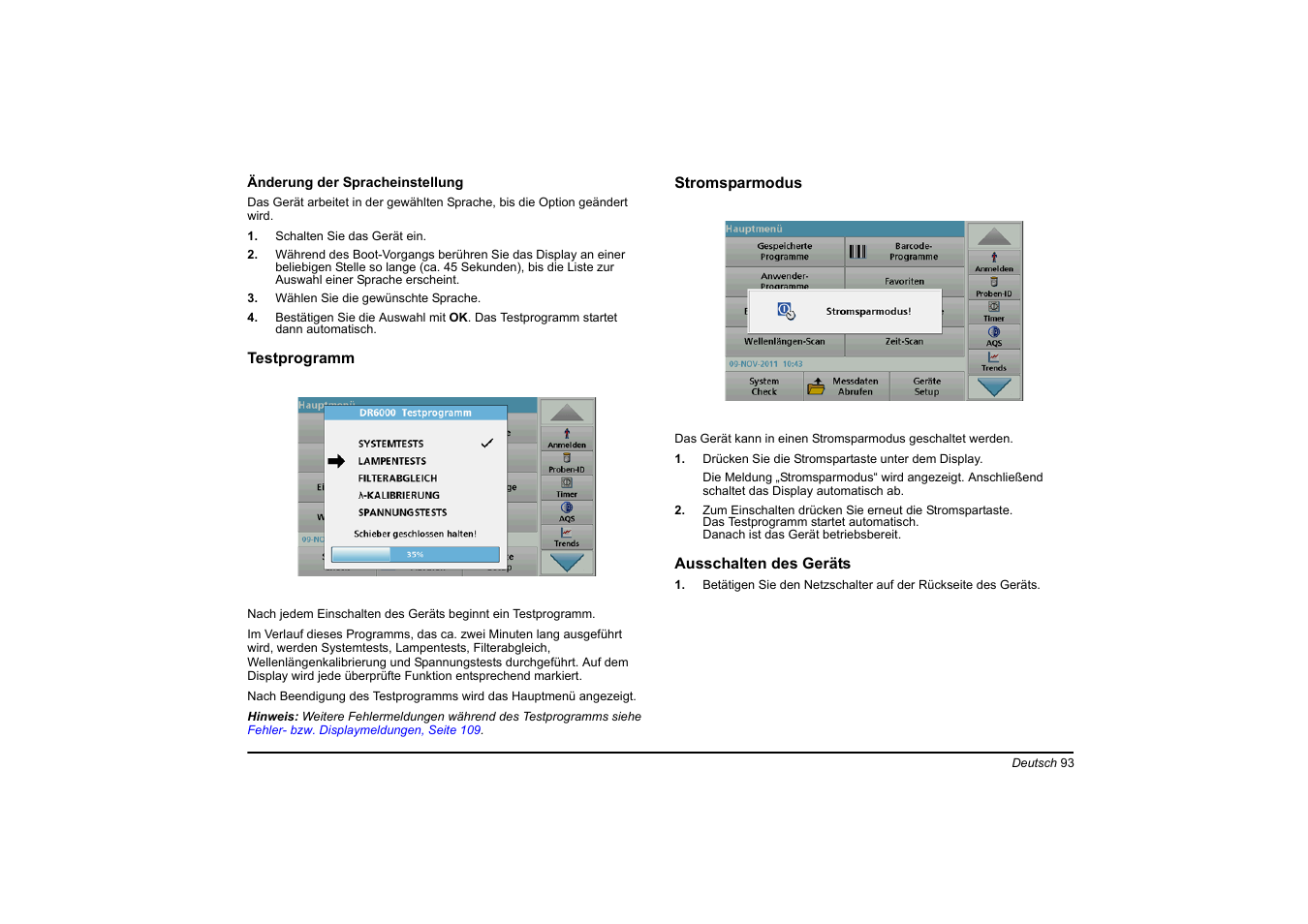 Hach-Lange DR 6000 Basic User Manual User Manual | Page 93 / 618