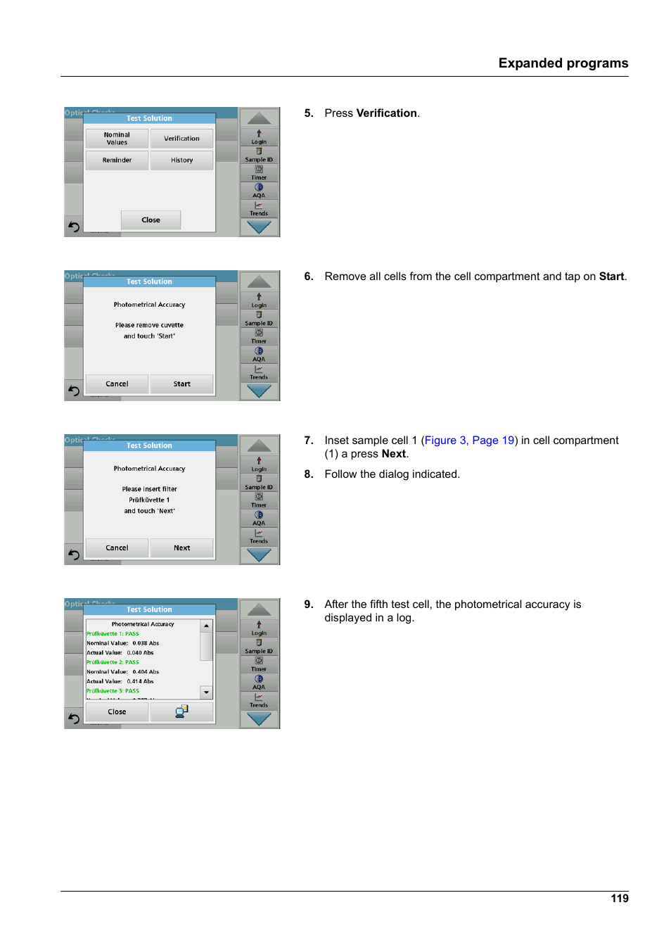 Expanded programs | Hach-Lange DR 6000 User Manual User Manual | Page 119 / 158