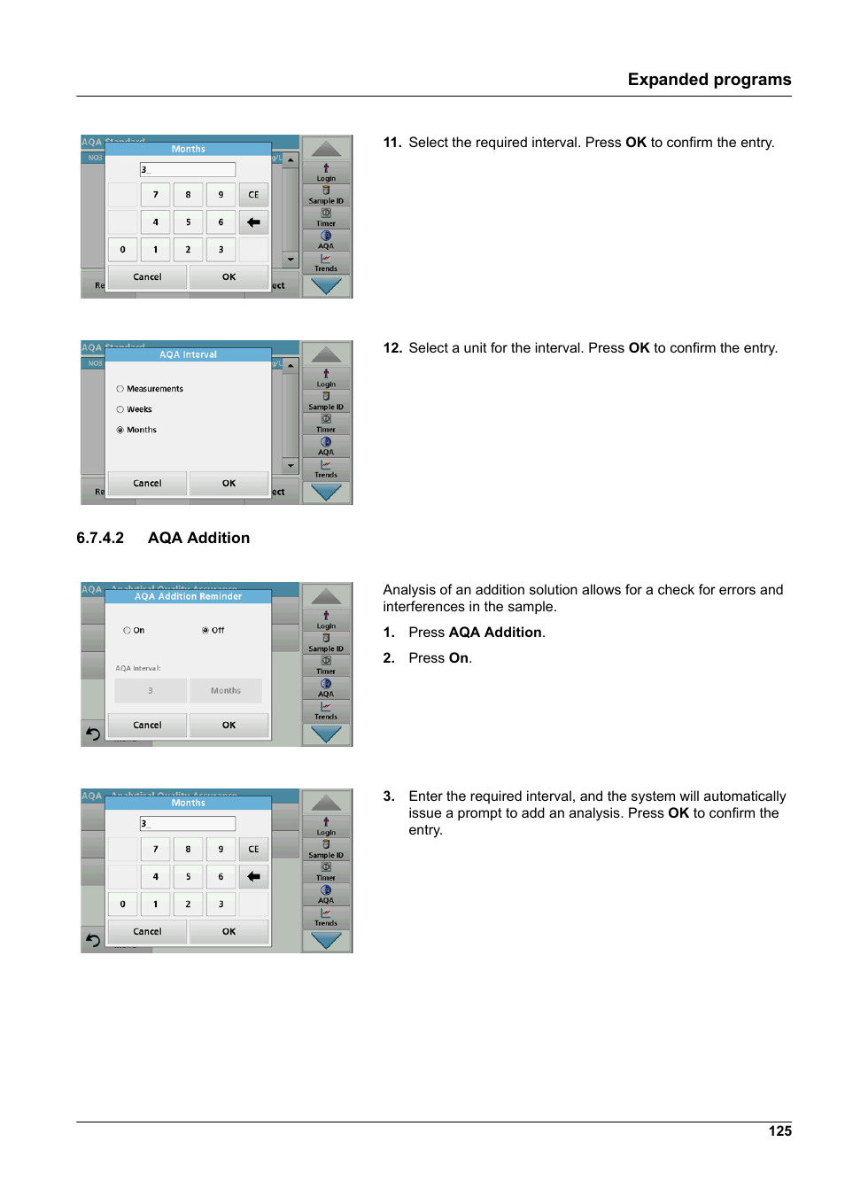 2 aqa addition | Hach-Lange DR 6000 User Manual User Manual | Page 125 / 158