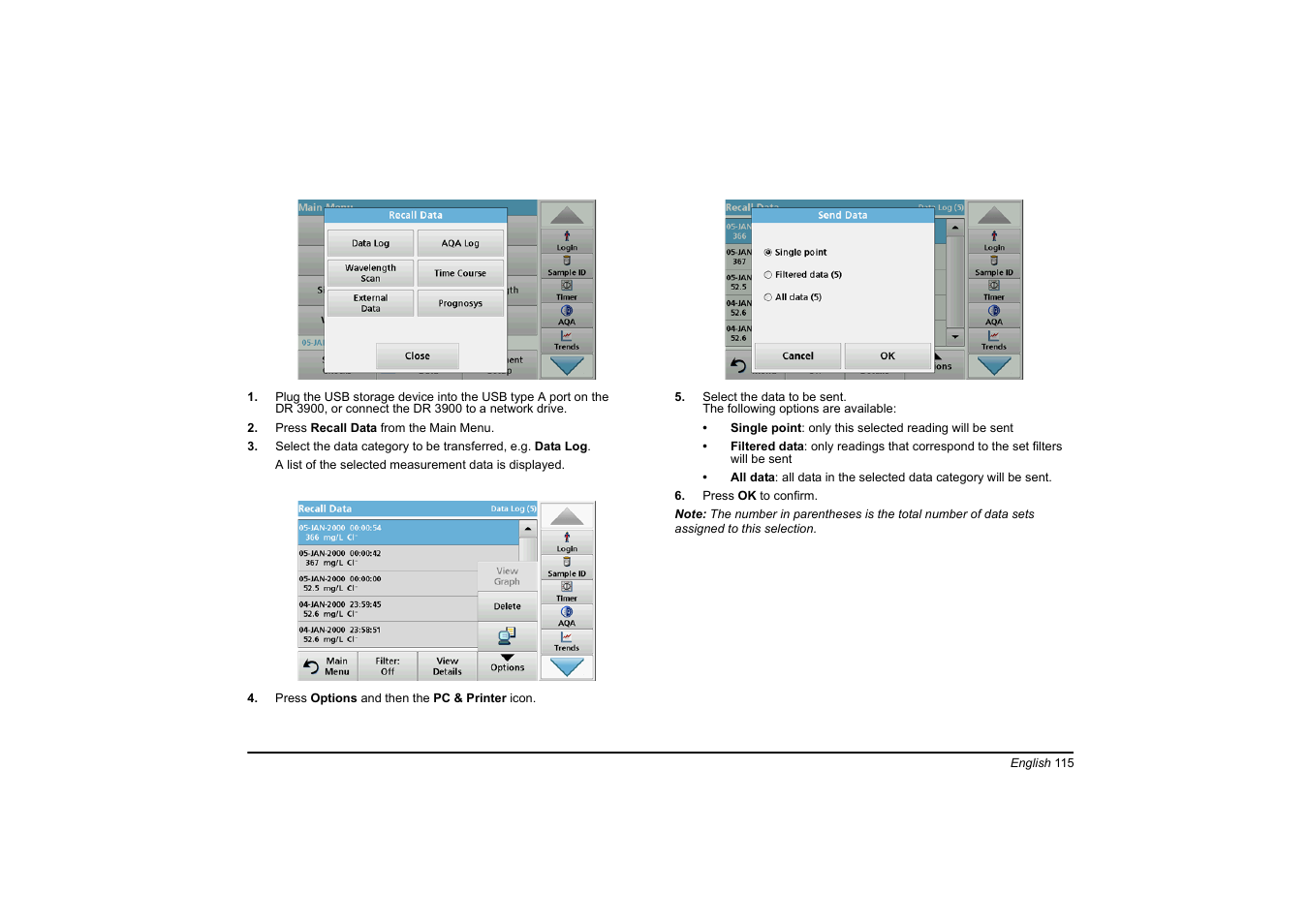 Hach-Lange DR 3900 Basic User Manual User Manual | Page 115 / 422