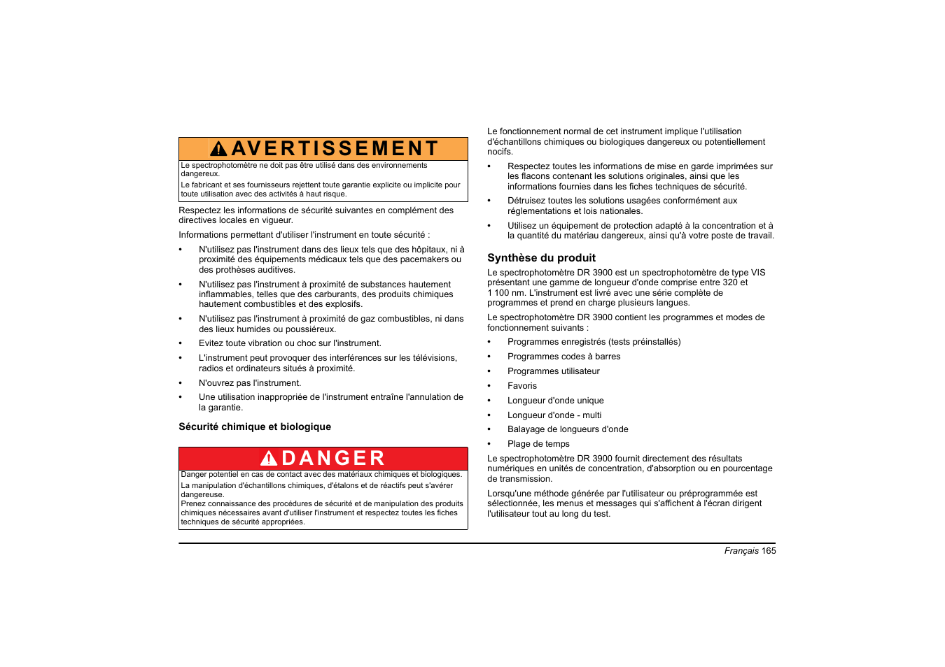 Hach-Lange DR 3900 Basic User Manual User Manual | Page 165 / 422