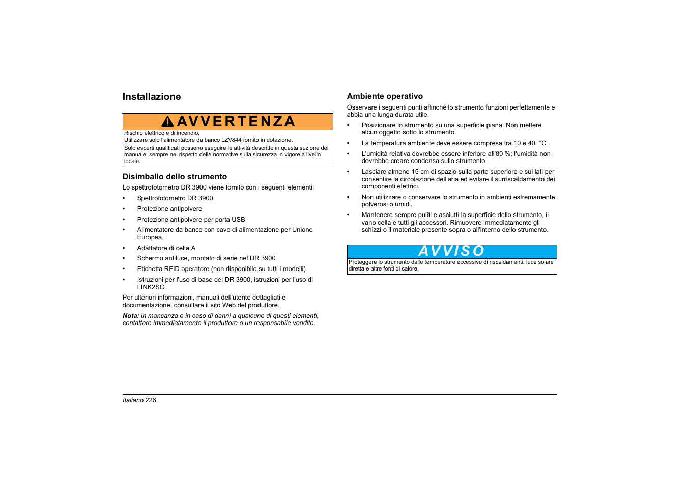 Hach-Lange DR 3900 Basic User Manual User Manual | Page 226 / 422